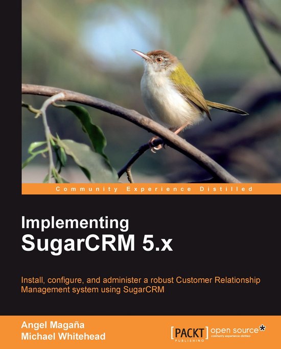 Implementing SugarCRM 5.x - cover