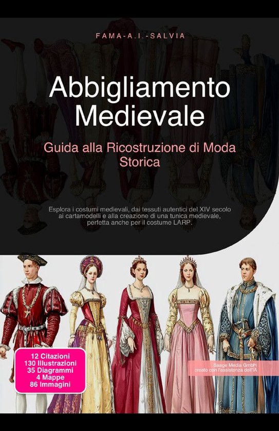 Abbigliamento Medievale: Guida alla Ricostruzione di Moda St ... - cover