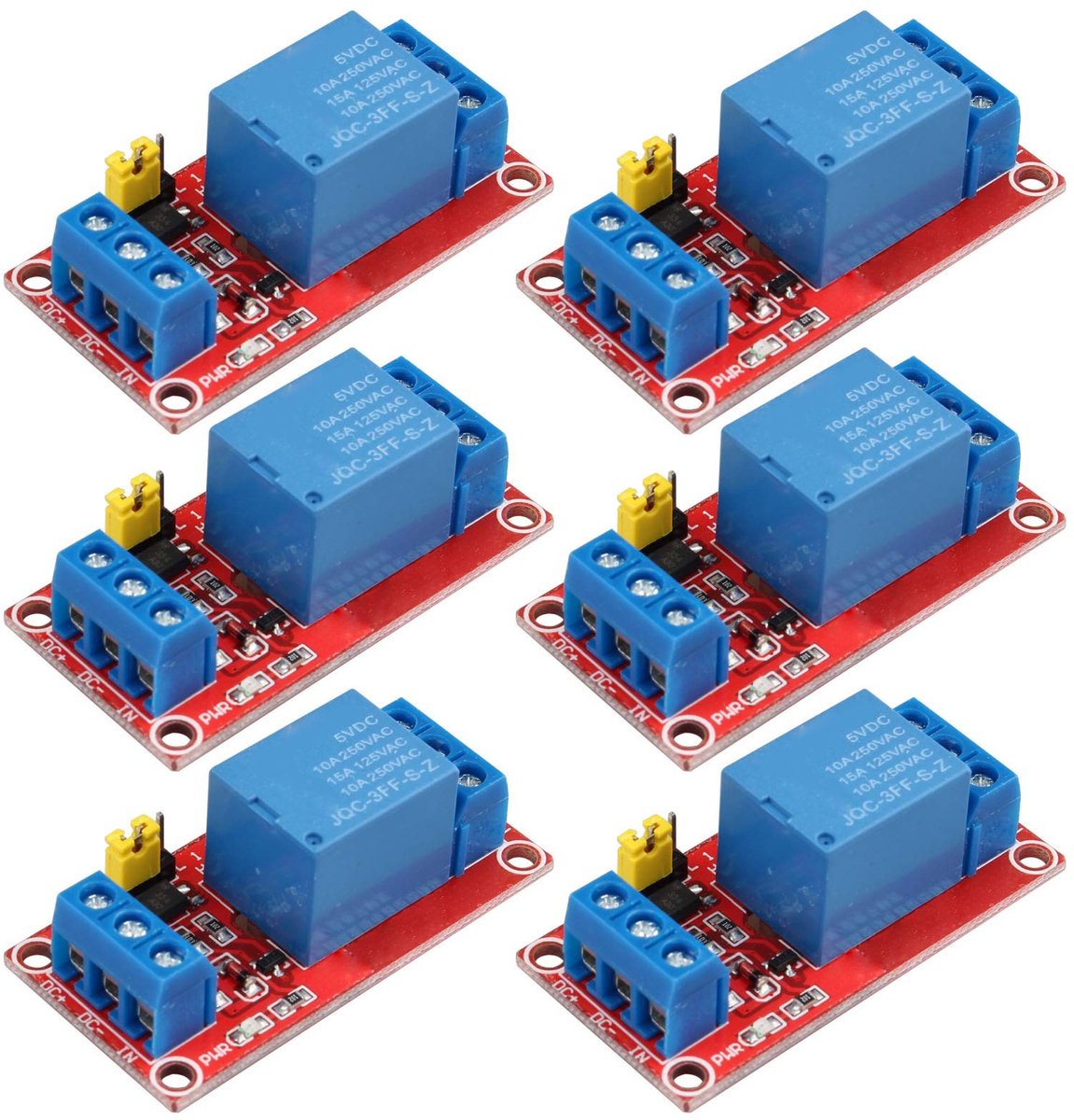 Allecto - Relay Module met Optocoupler - 1 Kanaals Isolatie - Geschikt voor Arduino - 5V - Elektronica Projecten - Betrouwbare Verbinding - Ideaal ...