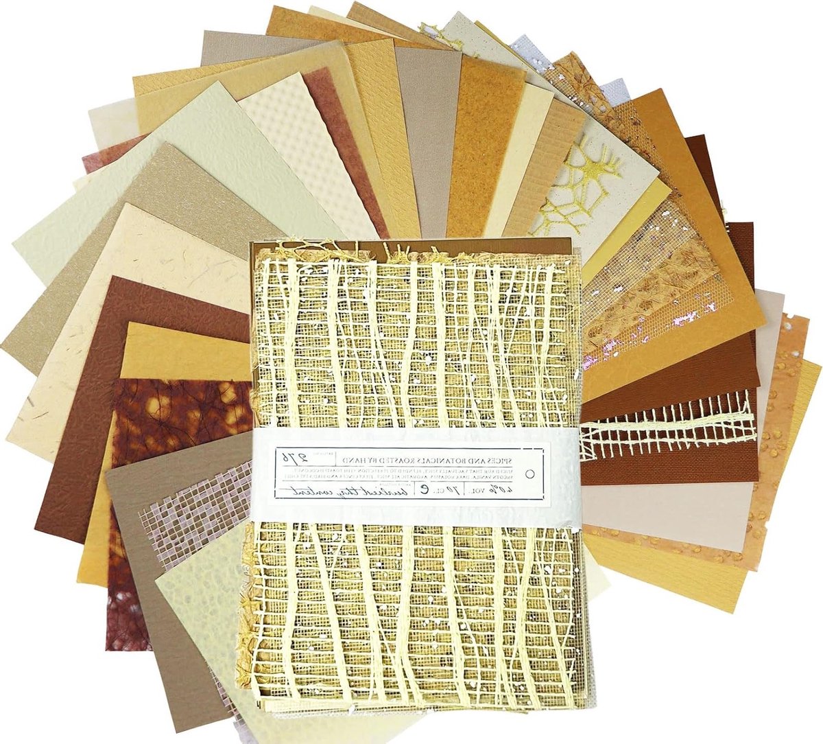 Set van 30 handgemaakte decoratieve papierblokken voor scrapbooking en journaling, ideaal voor DIY collage en creatieve projecten