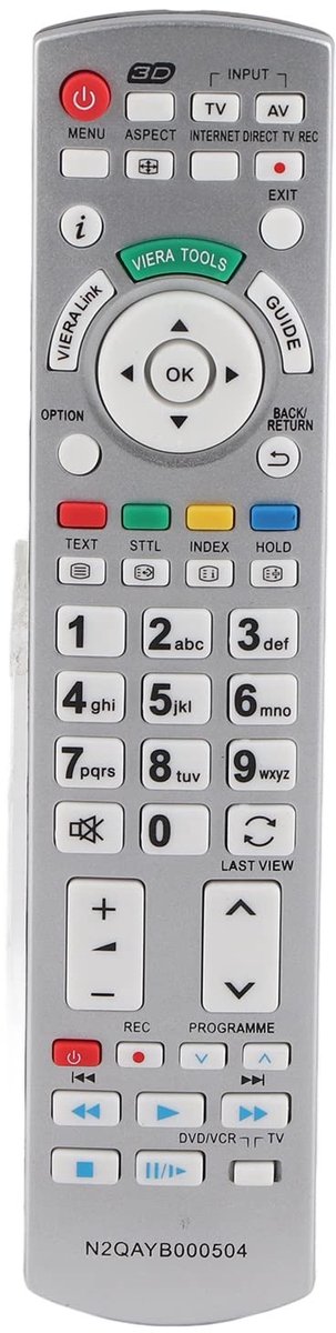 Allecto - Afstandsbediening - TV Afstandsbediening - Eenvoudig in gebruik - Zwart - Digitale Televisie - Directe toegang tot kanalen - Geschikt voo...