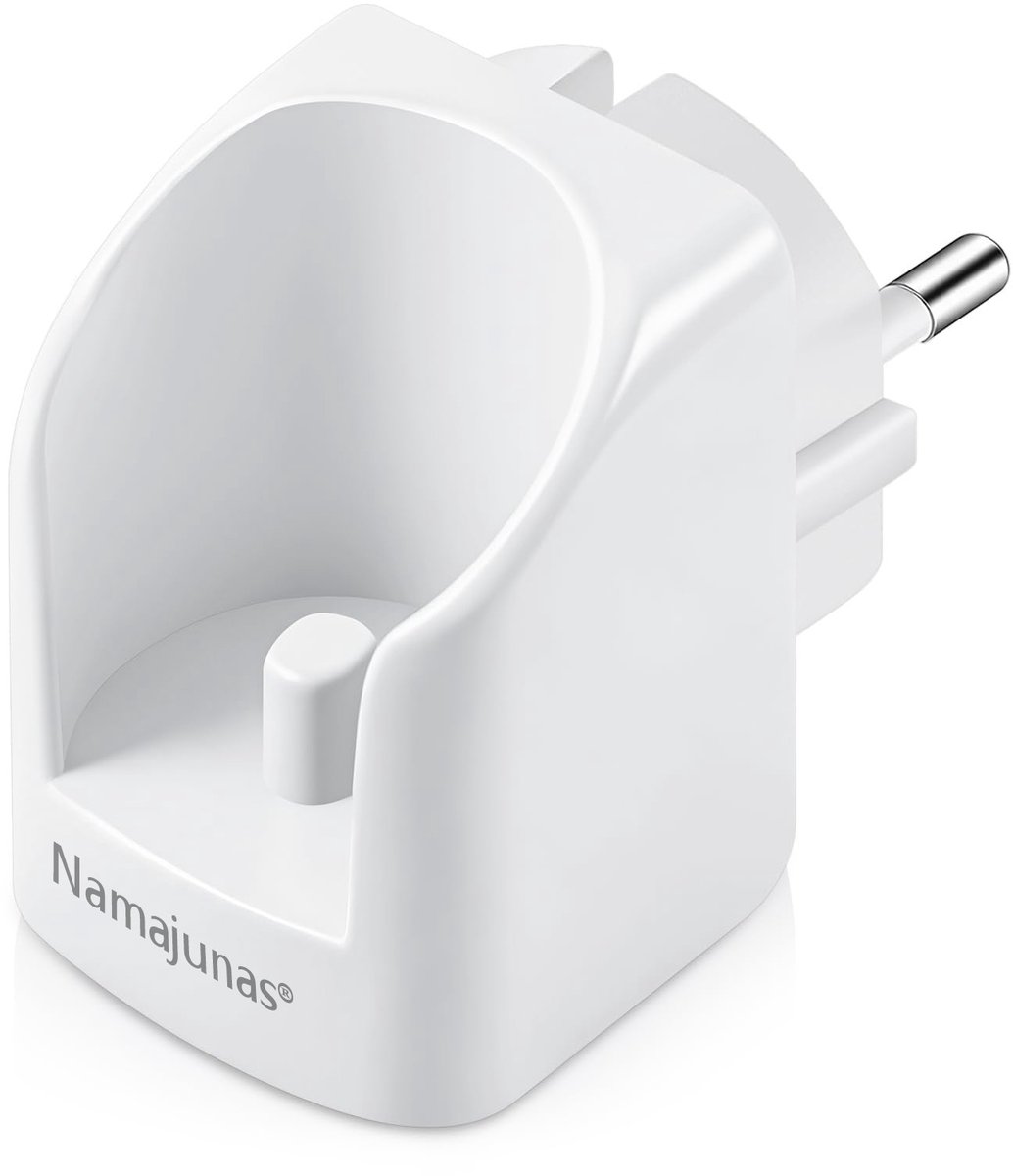 Namajunas - Elektrisch tandenborstel laadstation voor Oral-B/Braun modellen (niet voor IO-serie & Pulsonic-serie) – Opladestation voor EU-stopcontact – IP67 waterdicht laadstation - Elektrische Tandenborstel - Laadstation tandenborstel