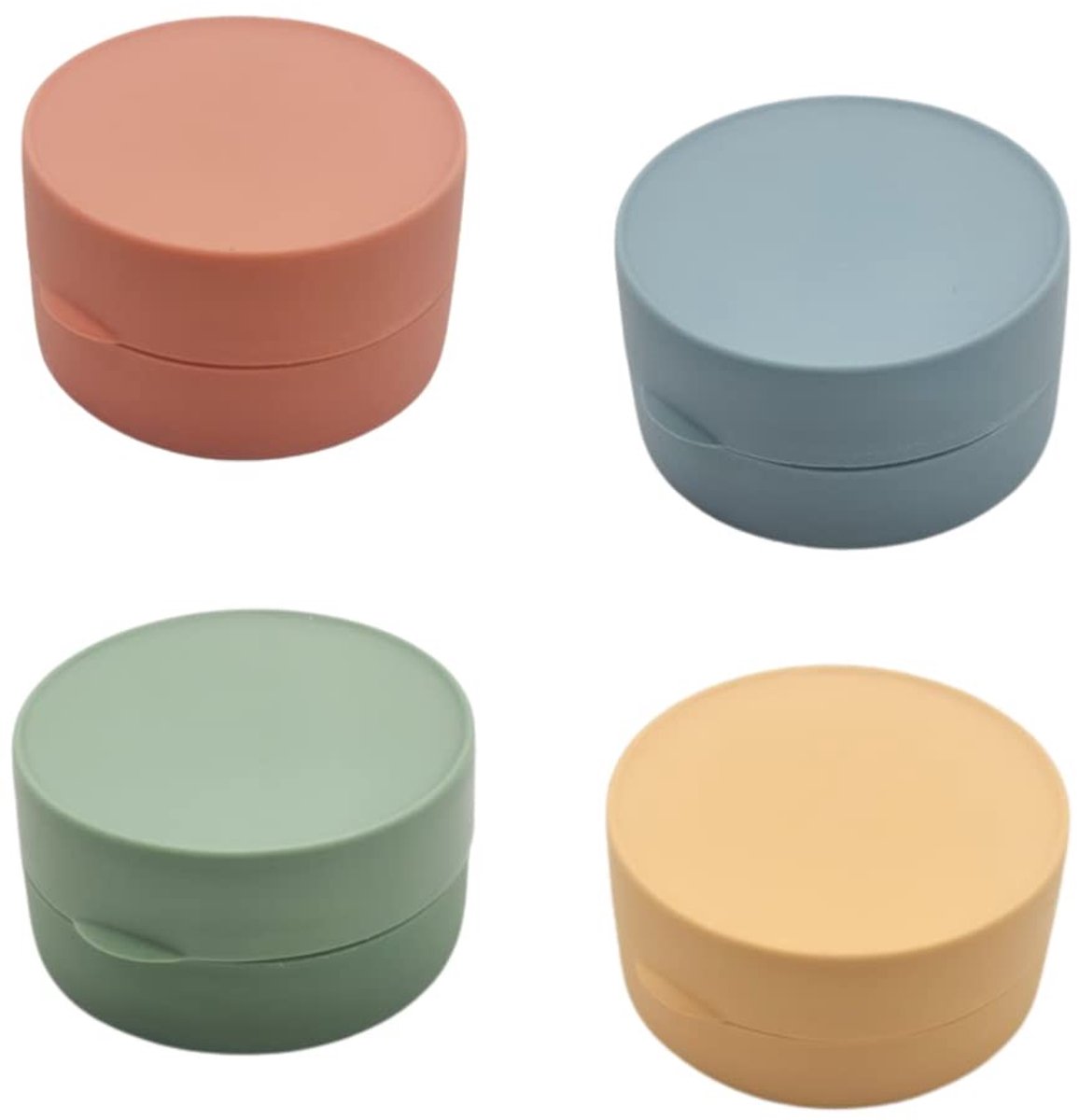 Allecto - Travel Soap Dish - Waterdichte Zeepdoos - Compact en Licht - Meerdere Kleuren - Handig voor Reizen - Set van 4