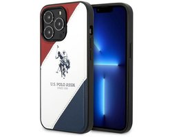 U.S. Polo Assn. Tricolor Serie - iPhone 14 Pro Max Hoesje - Elegant Design - Uniek Tucing