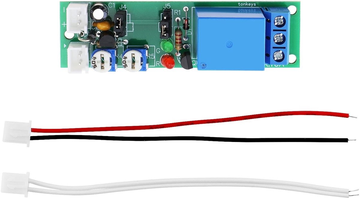 Allecto - Verstelbare Draaistimer - DC 12V - Timing Controle - 0-15 Minuten - Cyclus Timer - Geschikt voor Elektronische Toepassingen - Voor Circui...