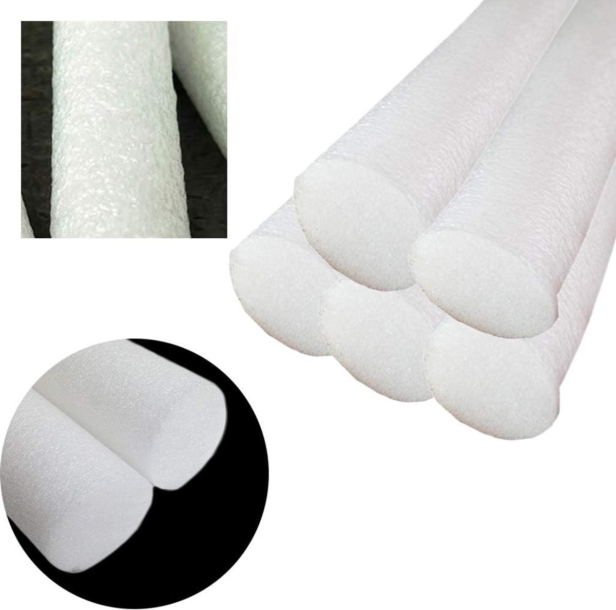 Bankhoes Schuimstrip - Antislip Meubelbeschermer - Bankhoes Bevestigen - Kreukvrij Oppervlak - 27 cm lengte - Wit