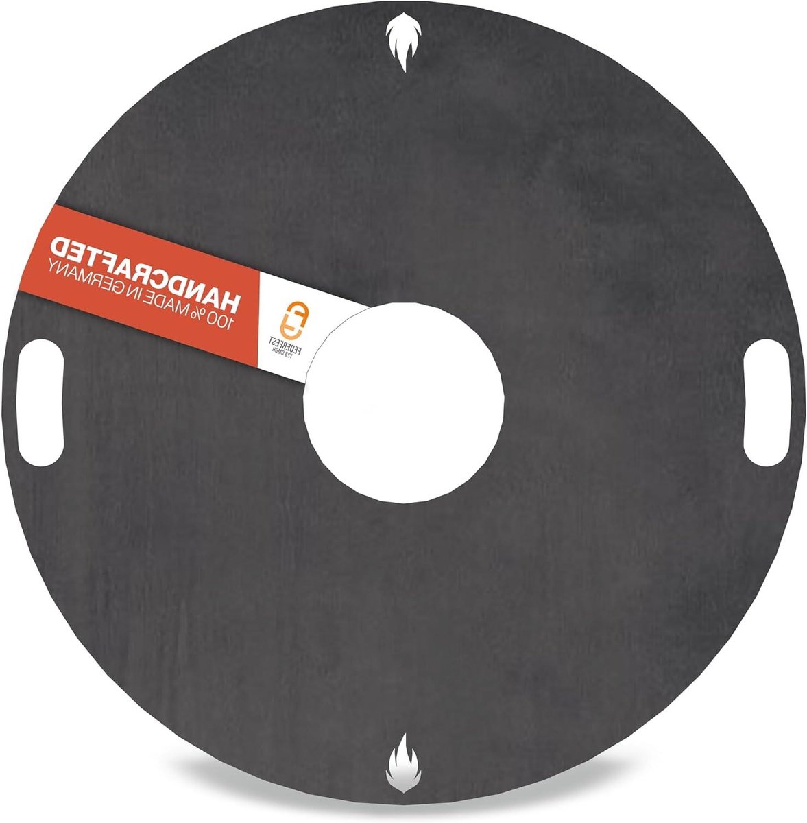 Grillplaat Rond - Vuurplaat Plancha - Buiten Koken - 4 mm dik staal - 60 cm - Staal