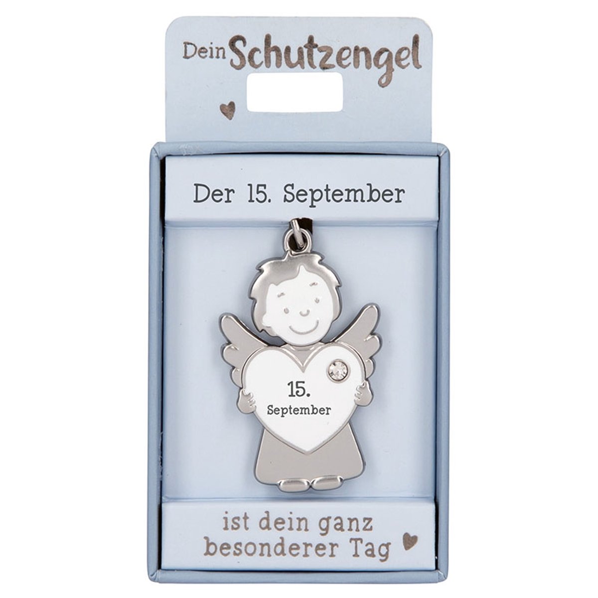 Depesche beschermengel hanger sleutelhanger 15 september cadeau.