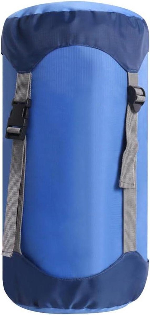 Compressie Slaapzakzak - Opbergtas Organizer - Kamperen Backpacken - Spatwaterdicht Scheurbestendig - 100 g - Blauw
