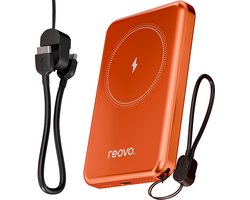 Powerbank 10.000 mAh – Geschikt voor MagSafe systeem – Powerbanks – Magnetisch opladen – Snellader – Noodpakket – Draadloos opladen – Met USB-C Poort – geschikt voor iPhone 13 14 15 16 17 Pro Max – Geschikt voor Samsung S25 S26 A57