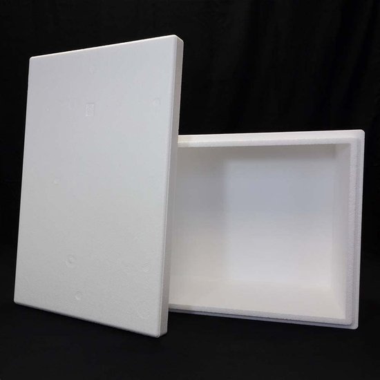Styroporbox Thermobox - Isolatiebox Piepschuim - Temperatuur Behoud - Hoge Wanddikte - 66 Liter - Wit — afbeelding 2