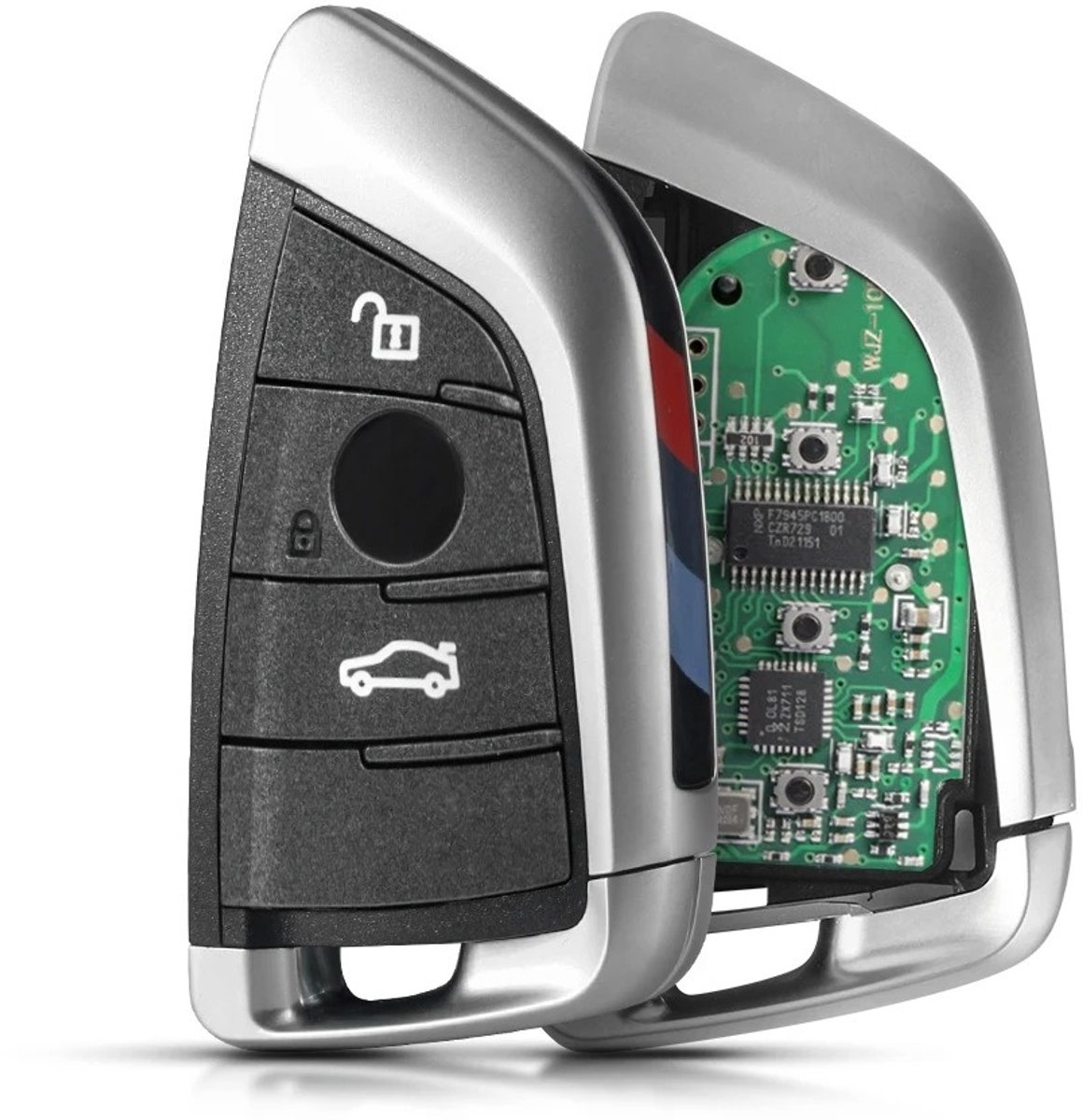 XEOD 3 knops smartkey - Complete sleutel - Met electronica - Geschikt voor BMW 2012-2018 - 5WK49662 - PCF7945P - CAS4 - 1 stuks
