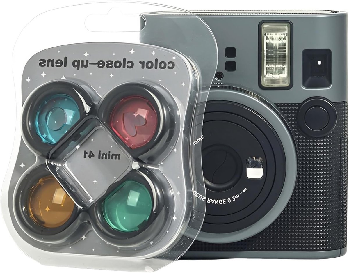 Kleurfilterset voor Mini 41 Instant Camera - Creatieve Kleuren voor Speciale Effecten in Fotografie