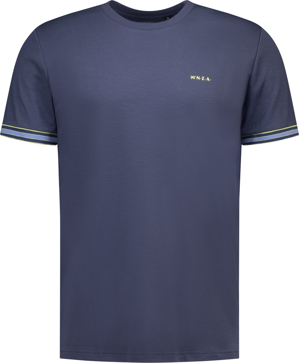 NZA - Heren Shirt - 26DN721 - 2609 Briliant Navy Melange