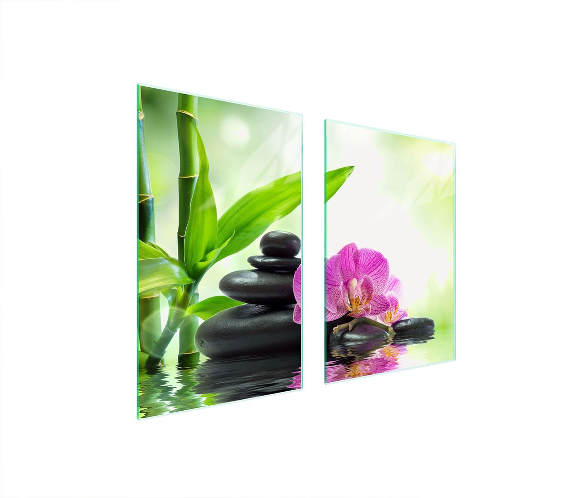 TMK ArtDeko Orchidea - Snijplank - 65x52 cm - Glas - Kleur