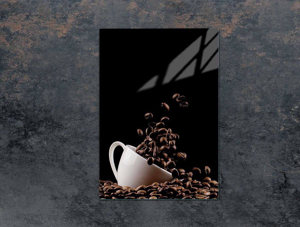 TMK ArtDeko - Snijplank - Glas - 35x52 cm - Koffie
