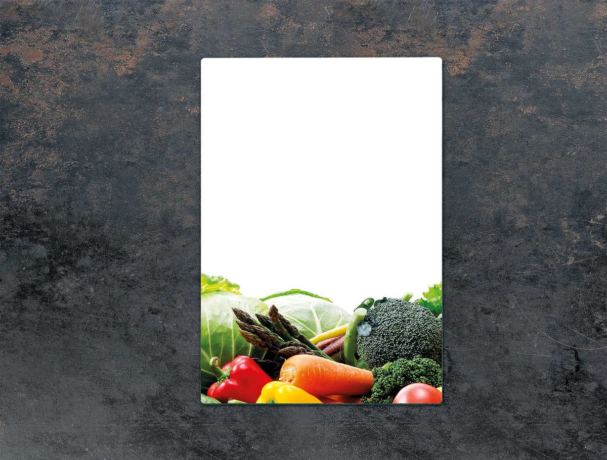 TMK ArtDeko Serie - Glazen Snijplank - 35x52cm - Beschermend Paneel - Warme Bestendigheid