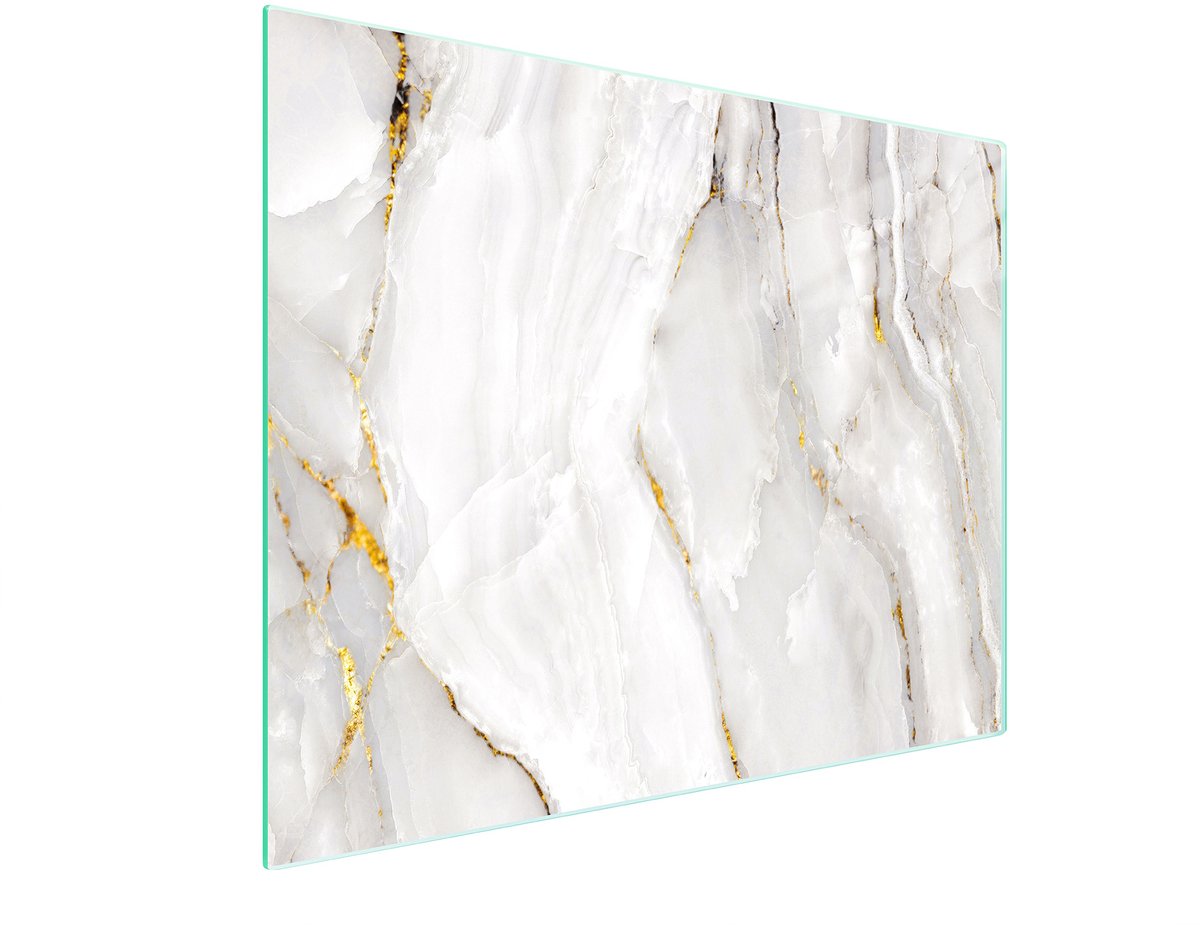 TMK ArtDeko - Snijplank - Glas - 52x30 cm - Marmer Design