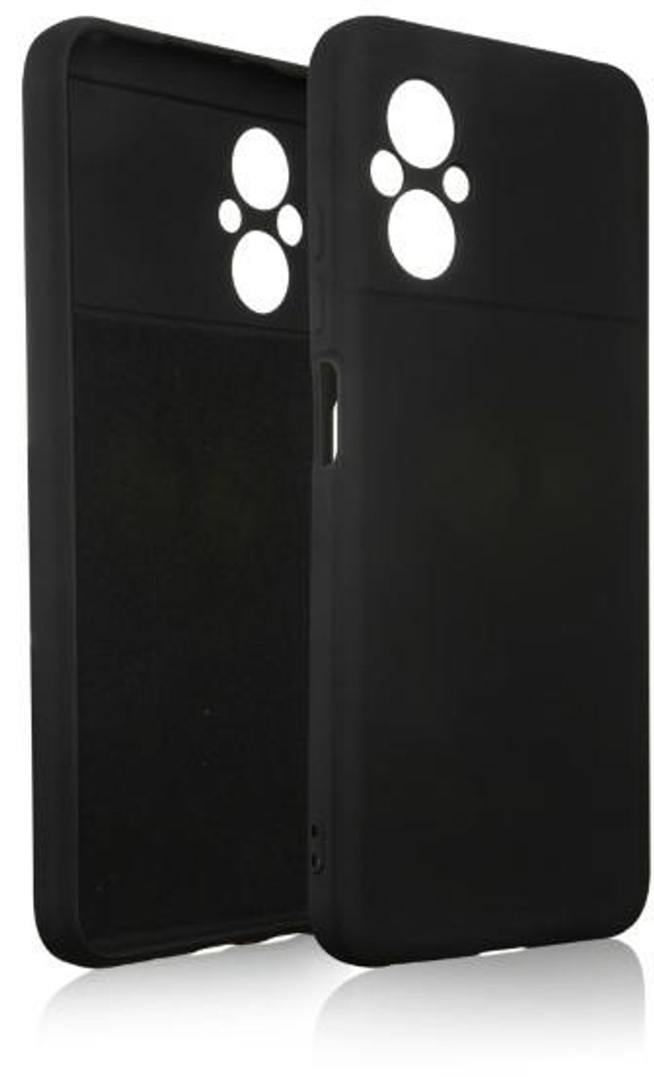 Beline siliconen hoesje voor Xiaomi Poco M5 zwart/zwart