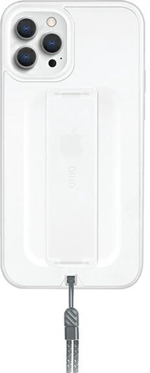 Uniq - Heldro - hoesje voor iPhone - 12 - Pro - Max - wit/natuurlijk - vorst - Antimicrobieel