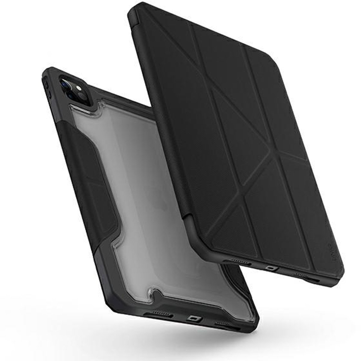 UNIQ - Trexa - iPad Pro - 11 - 2021/2020 - Antimicrobiële - hoes - zwart/zwart