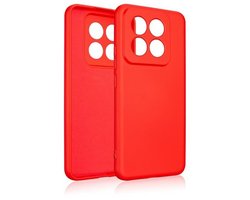 Beline Serie - Silicoon Hoesje - Xiaomi 14 Pro - Rood - Luxe