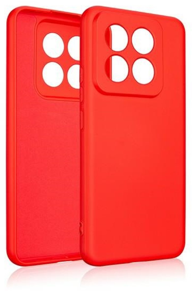 Beline siliconen hoesje voor Xiaomi 14 Pro rood/ed