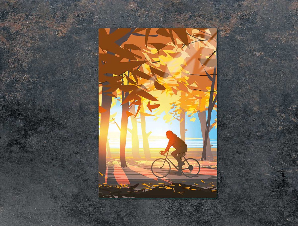 TMK ArtDeko - Snijplank Glas - 35x52 cm - Vaatwasveilig - Antibacterieel