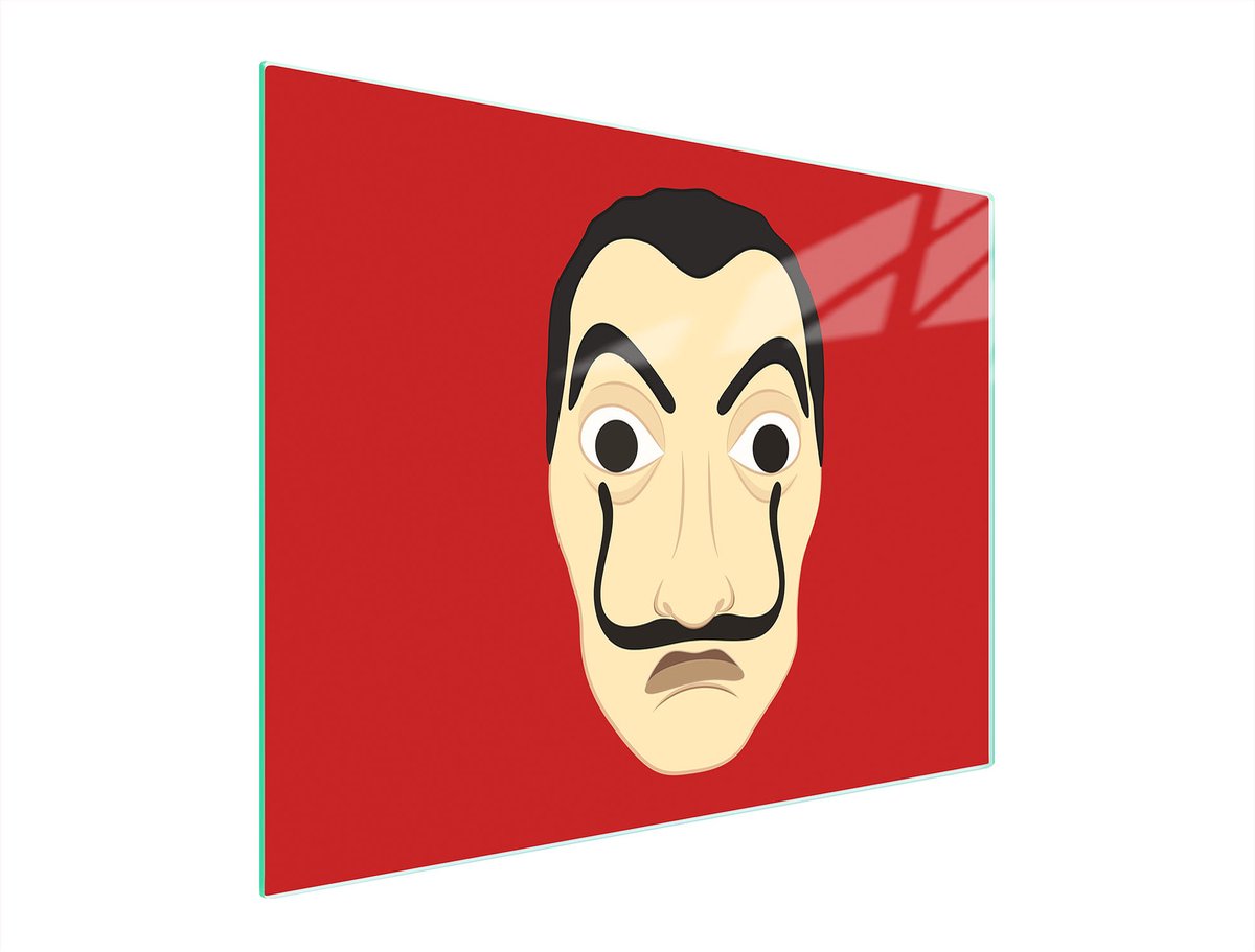 TMK ArtDeko Serie - Snijplank Glas - 52x40 cm - Geschikt voor Inductie - Antislip