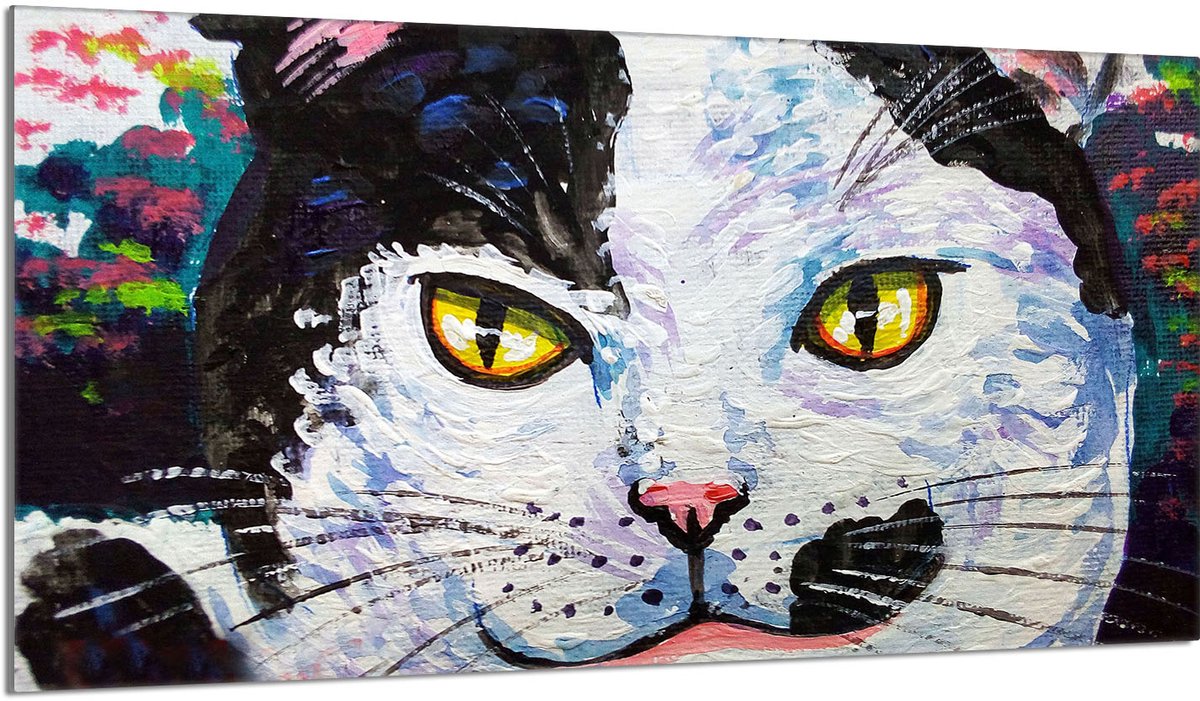 TMK ArtDeko - Serie G - Glasscherm - 90x52 cm - Kat Motief
