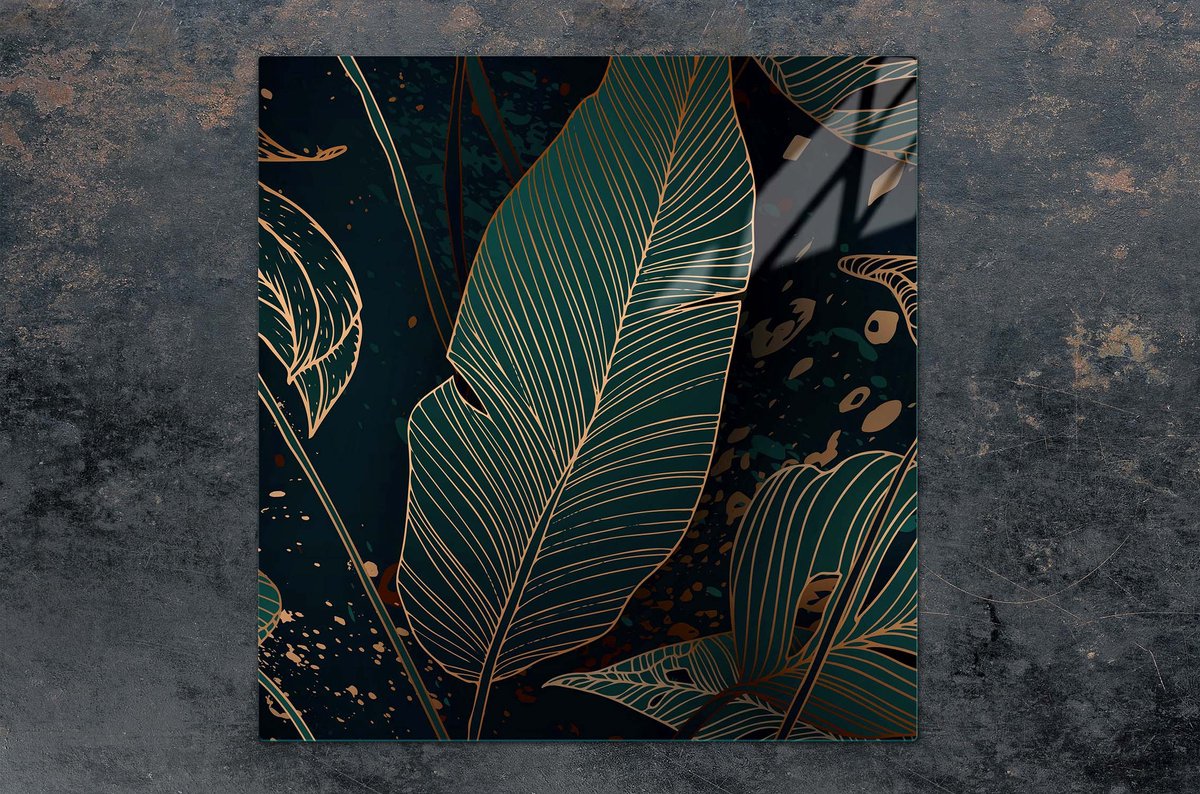 TMK ArtDeko - Snijplank - 50x52 cm - Glas - Beschermplaat