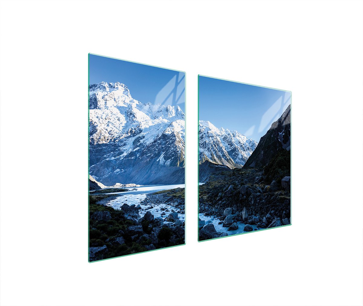 TMK ArtDeko - Snijplank - Gehard Glas - 100x52cm - Veelzijdig Gebruik