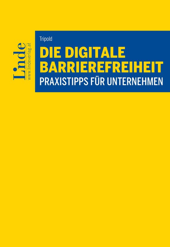 Die digitale Barrierefreiheit - cover