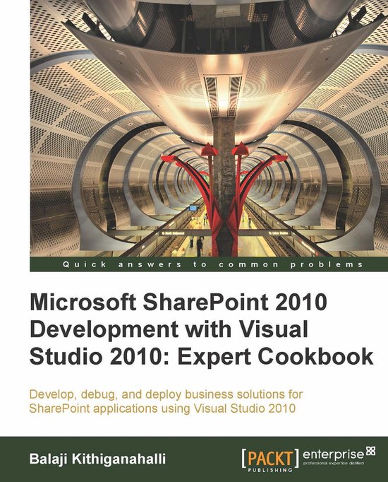 Microsoft SharePoint 2010 Development with Visual Studio 201 ... - cover