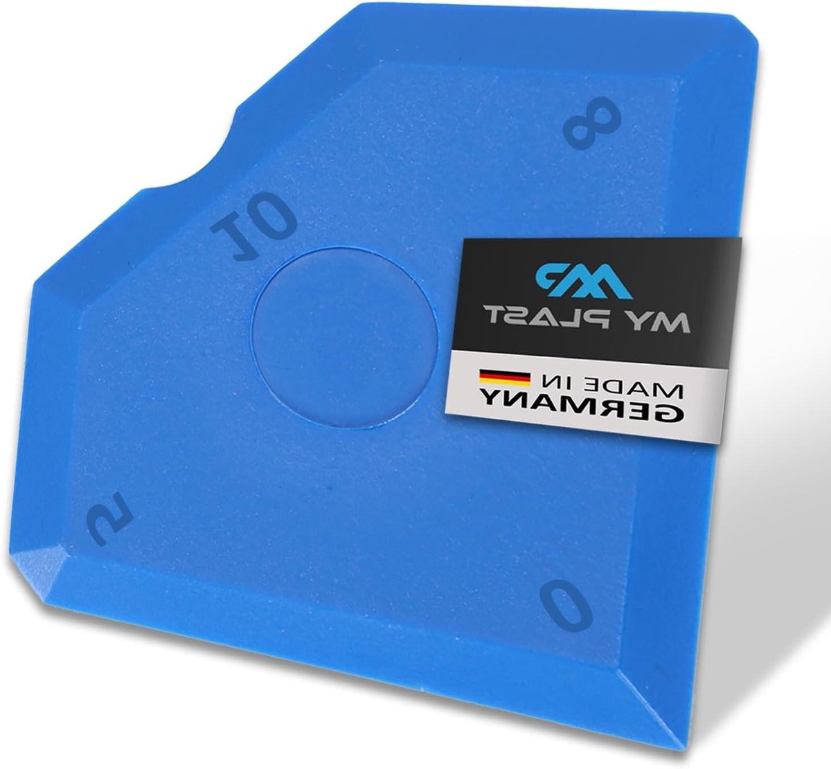 Voegenwisser nr. 2 - Gladstrijkijzer voegengladder - Nauwkeurig voegen - 90 graden hoek - 5 stuks - Blauw