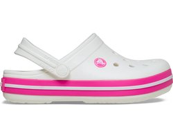 Crocs Crocband Kids Clog 207006 Unisex Kinderklompjes Lichtgewicht Comfortsandalen Wit