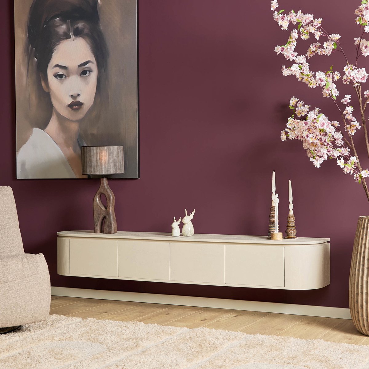 Starfurn Tv-meubel Excellent 200 cm - zand