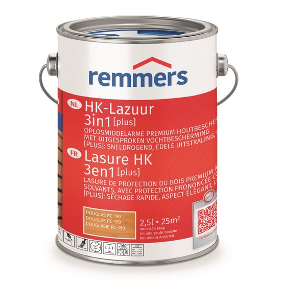 Remmers HK-Lazuur 3in1 [PLUS] - Douglas - 2.5 liter