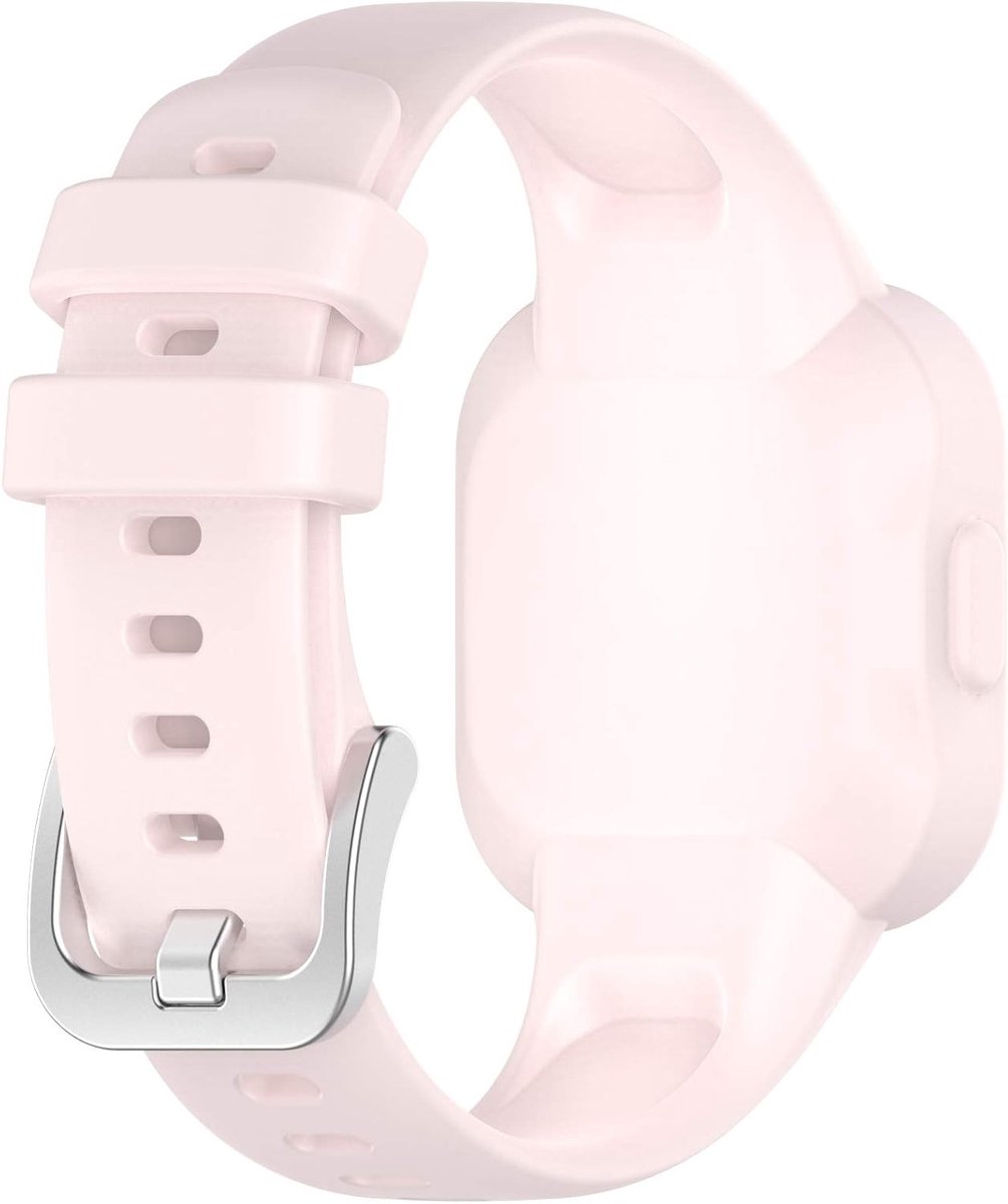 Zachte en Flexibele Silikonengband voor Garmin Vivofit jr.3 - Ademend Sporthorloge, Vervangband met Metalen Gesp voor Fitness Tracker
