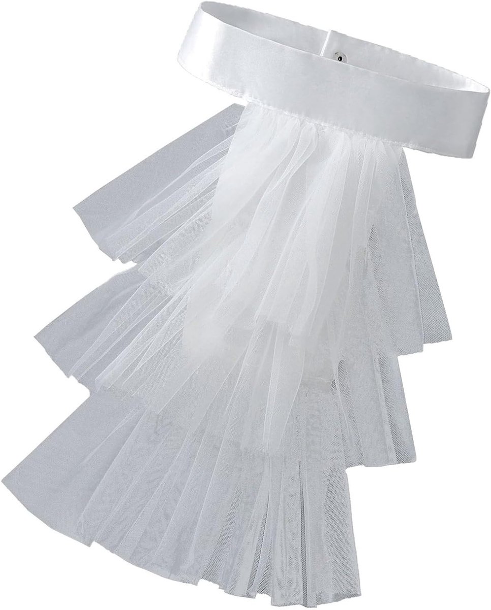 Elegante Victoriaanse Kostuum Kraag met Gerimpeld Kant voor Halloween Feesten en Cosplay van Vampiers