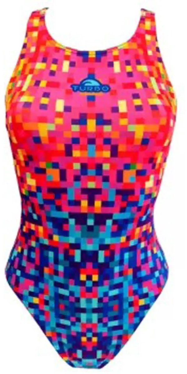 Turbo Pixels Zwemkleding Veelkleurig L Vrouw Multicolor