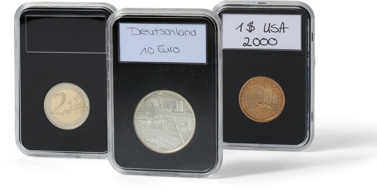 EVERSLAB - Muntcapsule - Vierkante muntcapsules EVERSLAB, binnendiameter 25 mm per 50 stuks