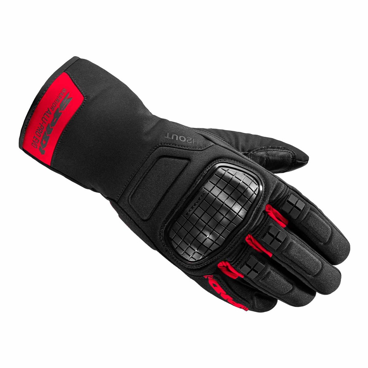 Spidi Alu-Pro Evo Handschoenen Zwart Rood - Handschoen