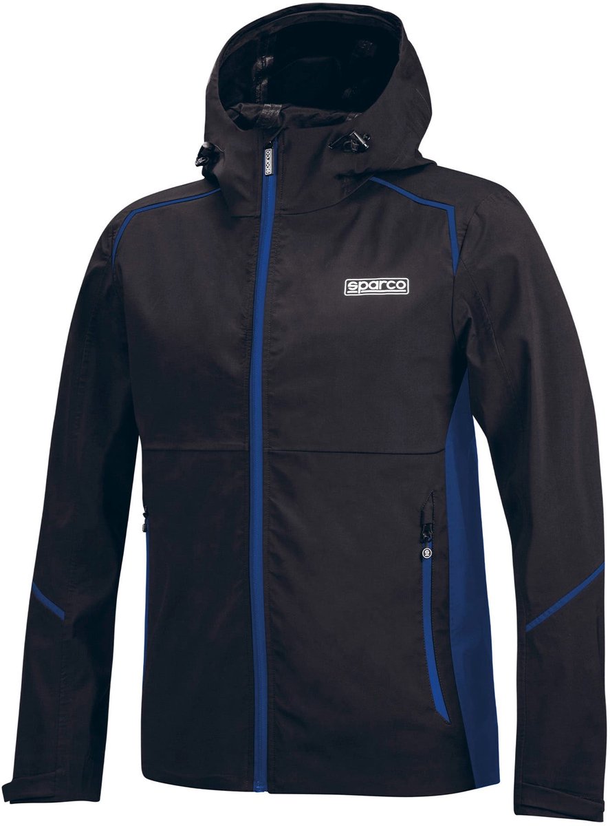 Sparco Shell Jas Waterproof Jas - Zwart — Grijs