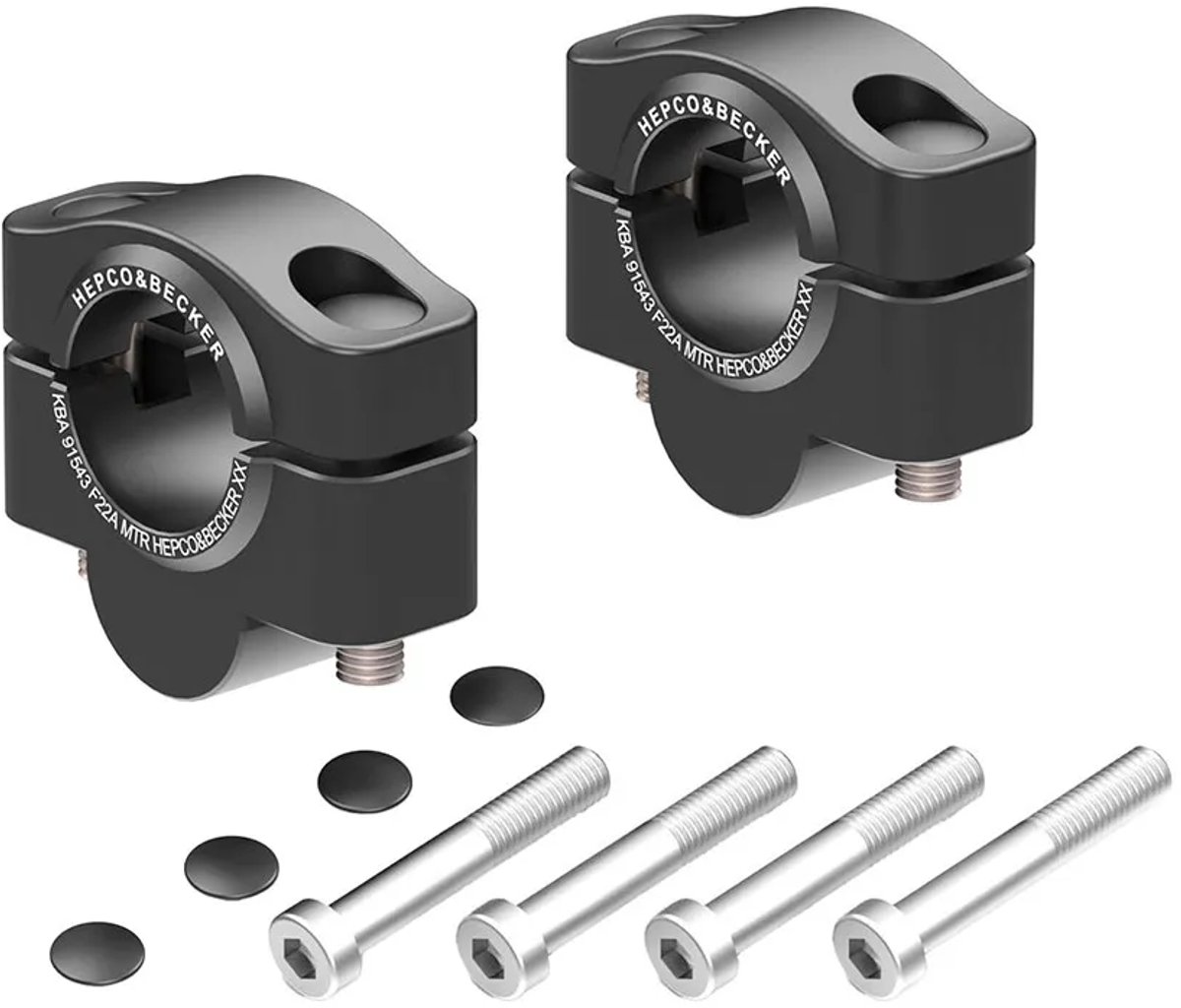 Hepco Becker Honda Nt 1100/dct/es 2025 +20mm Stuurverhoger Zwart