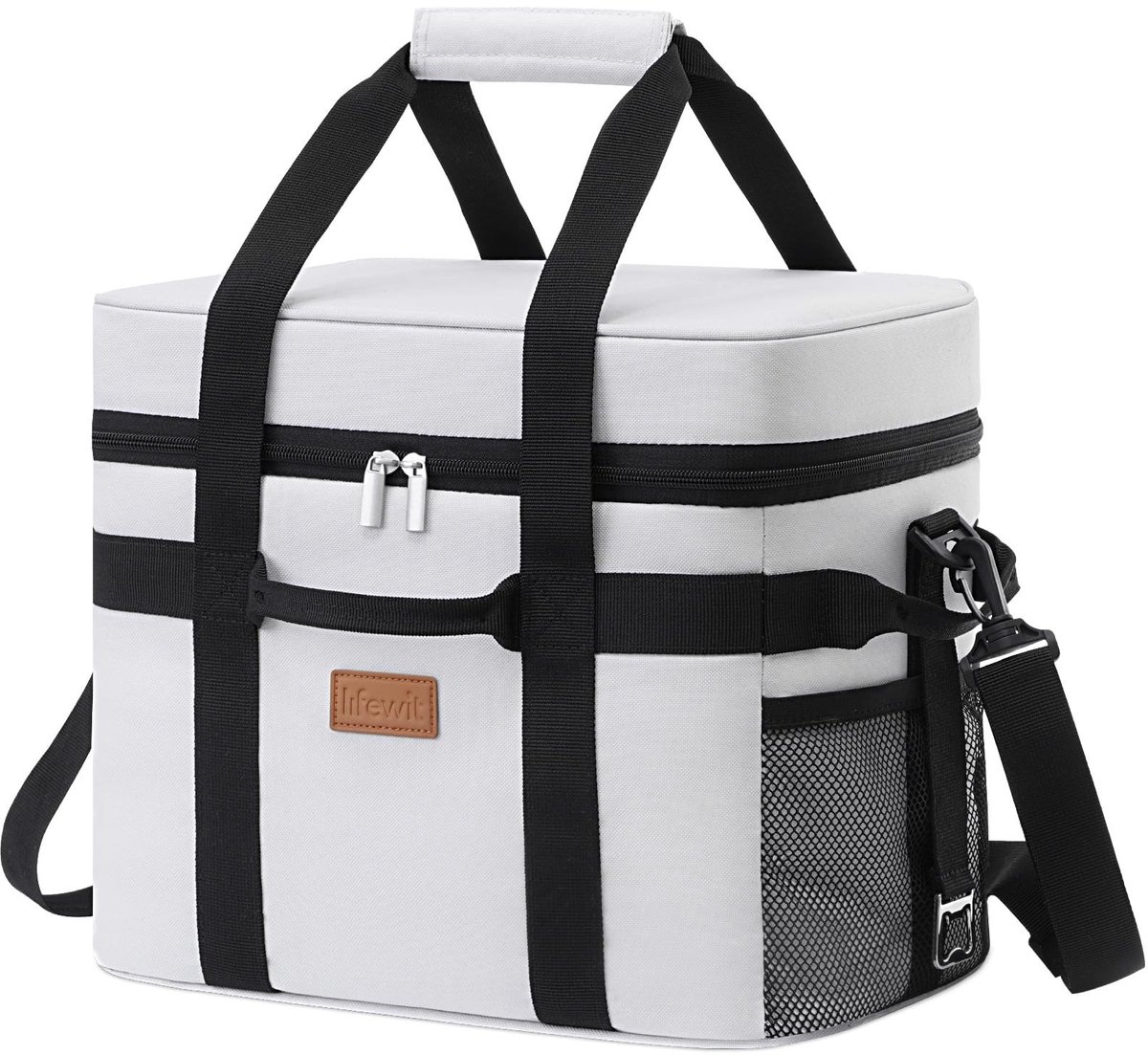 Dailygoody - Koeltas - Zachte koeltas 20L - Ideaal voor picknicks - Zijdegrijs - Geïsoleerde koeltas - Voor buitenactiviteiten - Lichtgewicht des