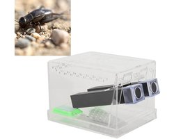 Dailygoody - Cricket Keeper - Cricket Care Kit - Lichtgewicht en multifunctioneel - L - Insectenhouder - Ideaal voor reptielen - Inclusief voer- en wa.