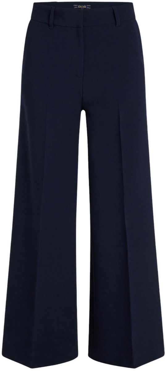 Dailygoody - Damesbroek Chloe Pants - Retro-chic - Wijde pijpen - Casual - Comfortabel - Perfecte grip - Geschikt voor dames - Kleur Marple