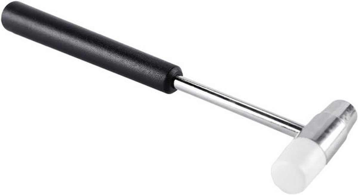 - Horloge reparatie tool - Metalen - Efficiënt - Dubbele Kop - Rubberen Hamer - Geschikt voor Horloges - Zwart