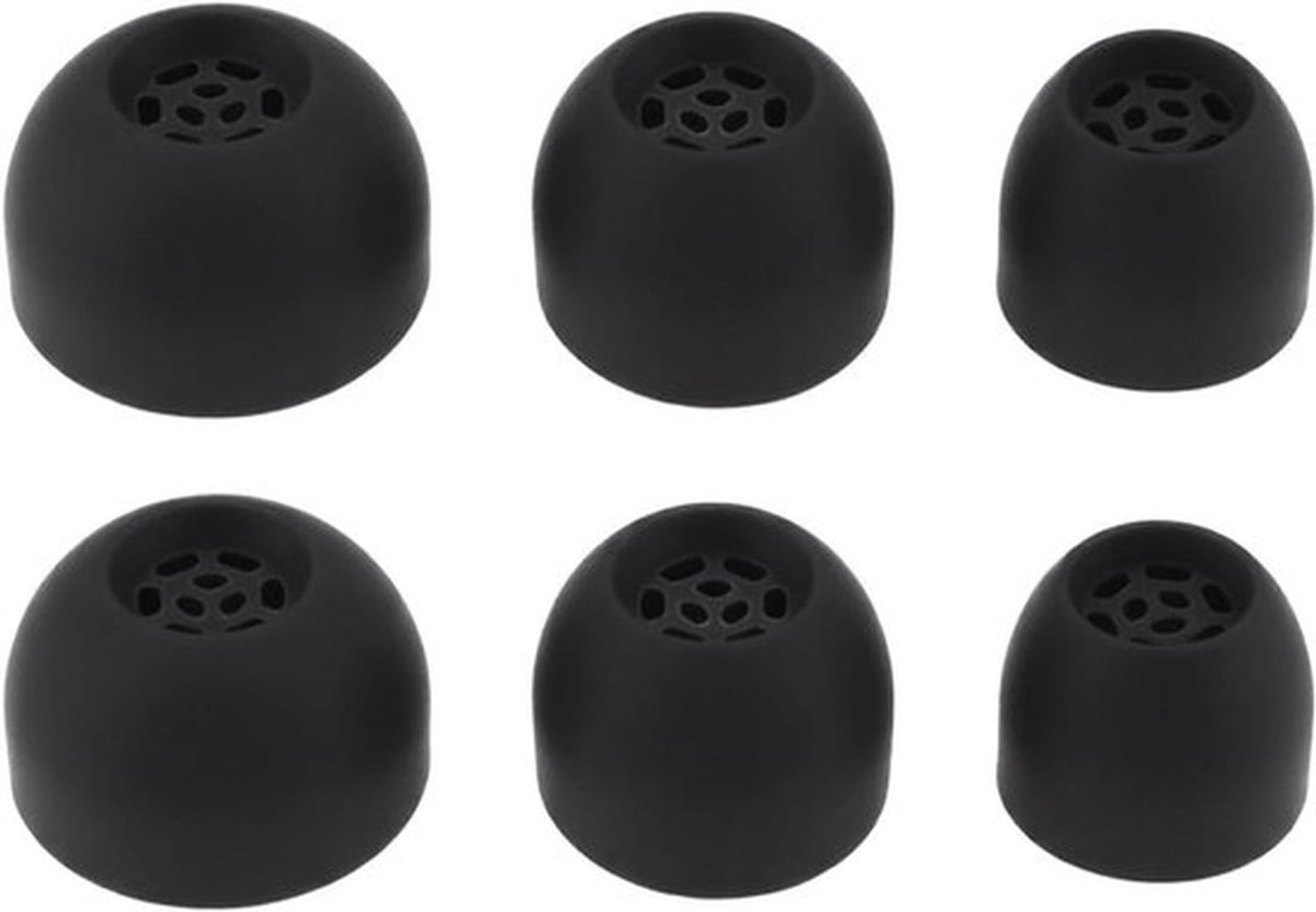 Oordopjes met Memory Foam - Geluidsdempend - Zwart - Comfortabel - Gehoorbescherming - Zwart - 3 paar - Geschikt voor In-Ear oortjes - Zwart - Compatibel met diverse merken - Diameter 4.5-5.5mm.